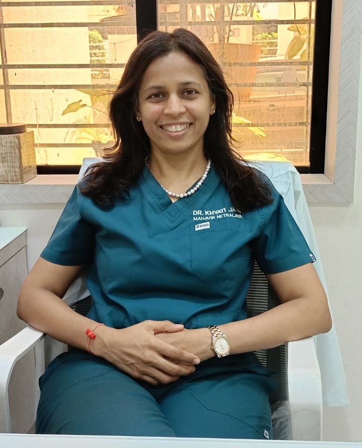 Dr. Khyati Jain at Mahavir Netralaya